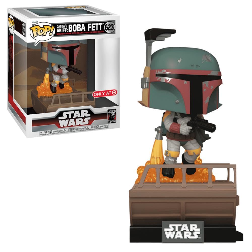 Amazon.com: Funko Pop! Deluxe: Star Wars Jabba's Skiff - Boba Fett